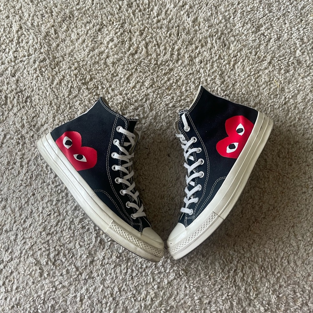 Comme des Garçons X Chuck Taylor All Star Hi “Play”